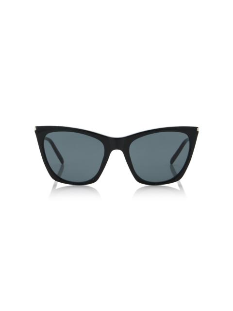 Kate Cat-Eye Acetate Sunglasses black