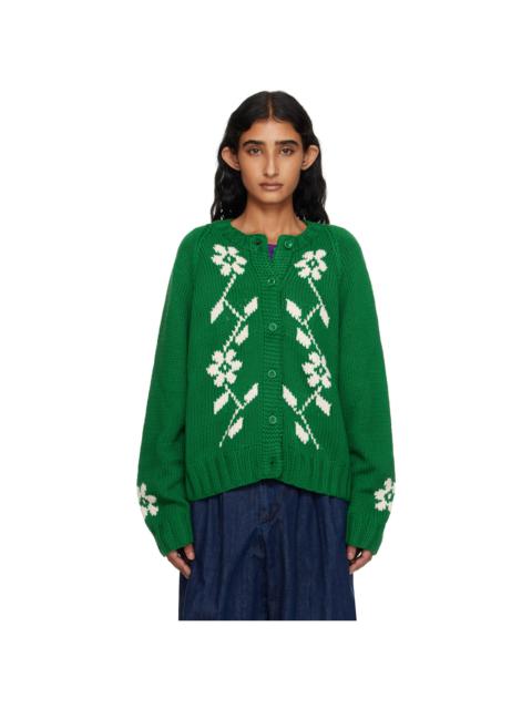 SSENSE Exclusive Green Atomic Cardigan