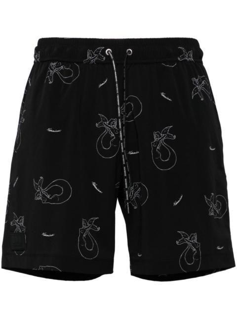 Waistband Swim Shorts