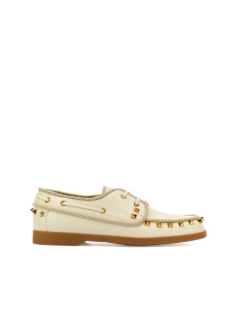 Rockstud boat shoes