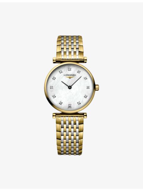 L4.209.2.87.7 La Grande Classique Yellow PVD Coated Stainless-Steel And 0.048ct Diamond Quartz Watch