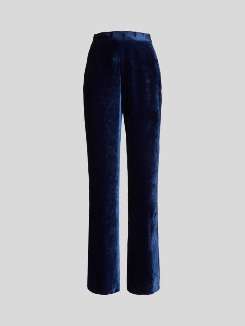 VELVET PALAZZO TROUSERS