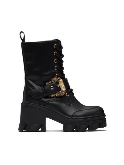 Black Baroque Buckle Drew Boots