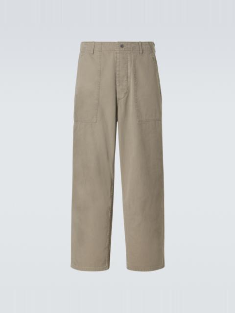 Vintage cotton straight pants