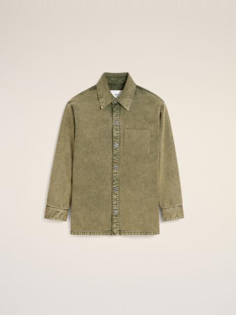 GREEN COTTON AMI DE COEUR OVERSHIRT