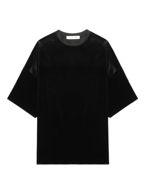 short-sleeve oversized mini dress