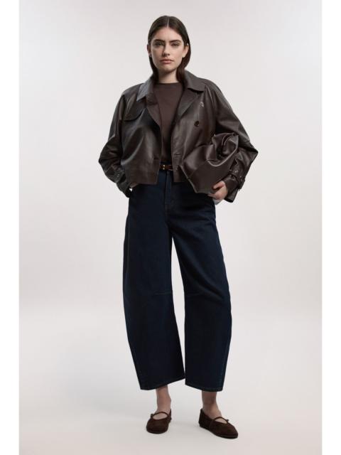 Denim Barrel Leg Jeans