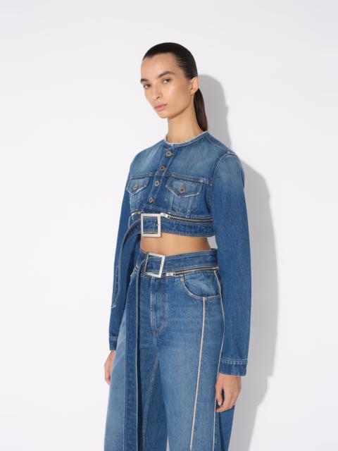 THE BELTED DENIM JACKET