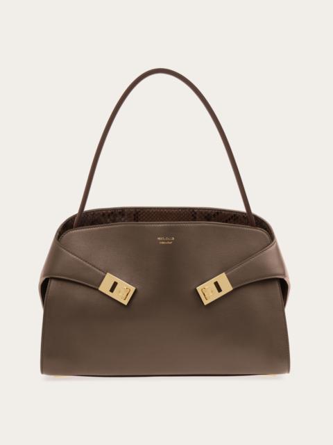 Hug soft bicolor shoulder bag (M)