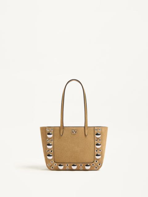 VALENTINO GARAVANI NELLCÔTE MINI SUEDE SHOPPING BAG