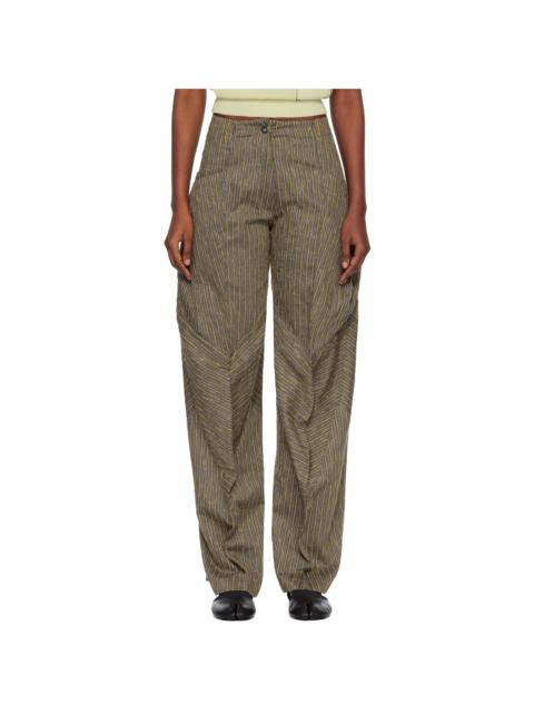 Gray & Yellow Centennial Trousers