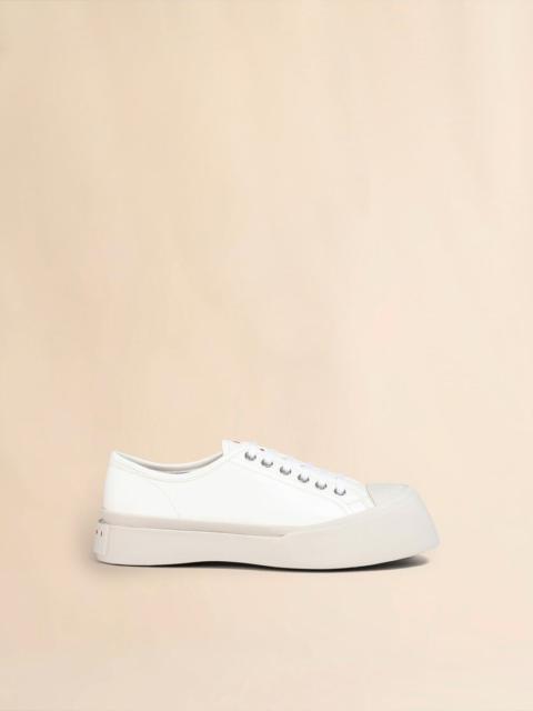 WHITE NAPPA LEATHER PABLO SNEAKER