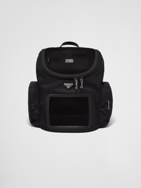 Re-Nylon and Saffiano leather pet bag