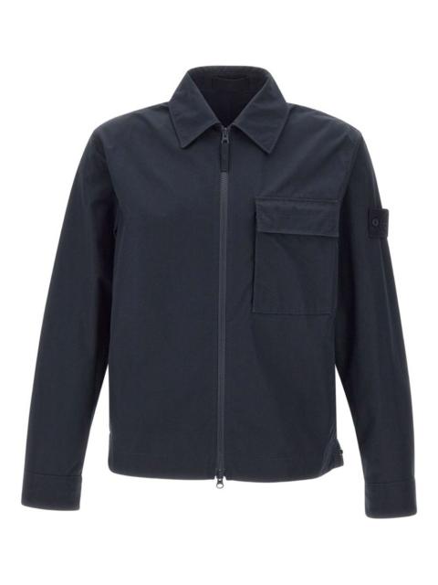 two-way zip chest-pocket jacket