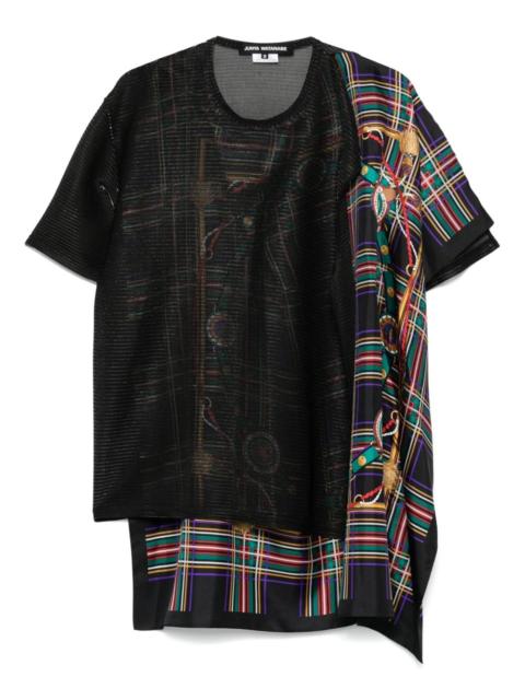 lurex-detailed T-shirt