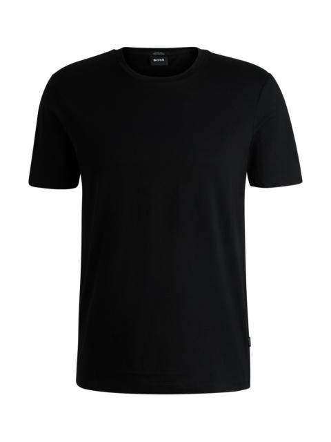 SLIM-FIT SHORT-SLEEVED T-SHIRT IN MERCERIZED COTTON