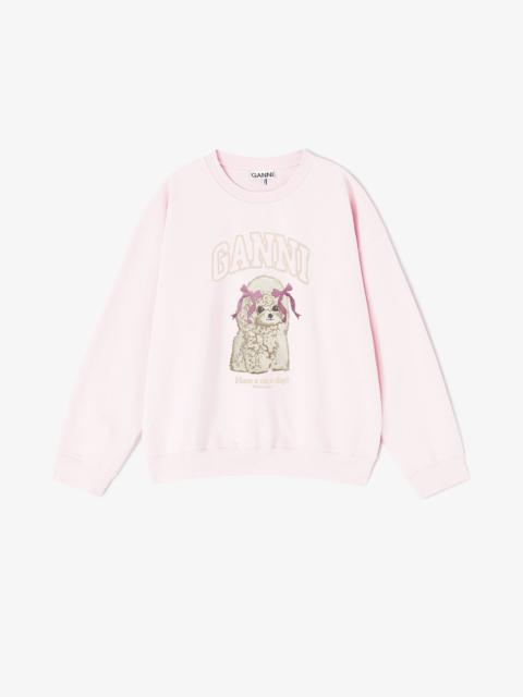 PINK POODLE SWEATSHIRT