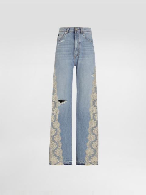 5-pocket denim trousers