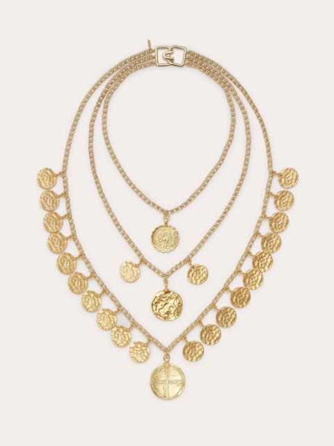 Reese Layered Coin Necklace
