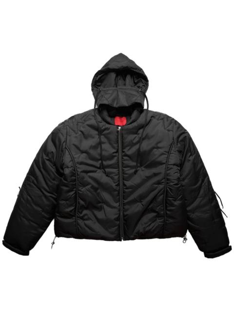 Flower puffer jacket