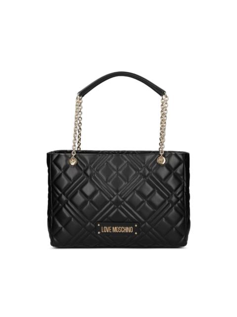quilted chain shoulder bag