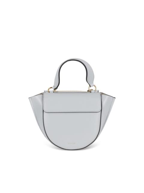 small Hortensia zipped leather tote bag