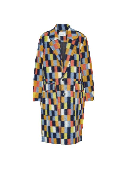 FLAT COAT - BRUSHED SQUARES