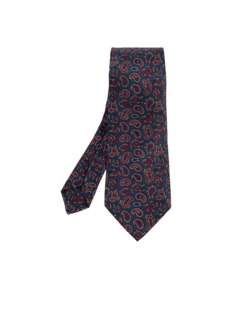 paisley silk tie