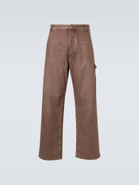 Mid-rise cargo jeans