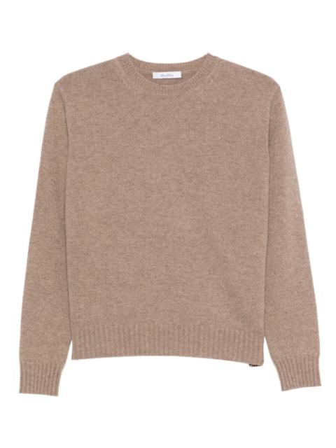round-neck wool sweater