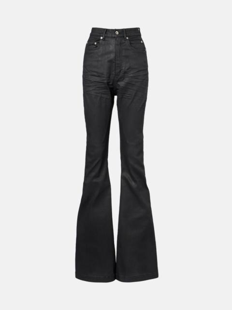 Bolan high-rise bootcut jeans
