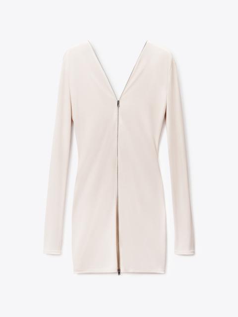 Continuous Zipper Mini Dress