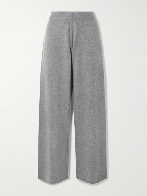 Cashmere Wide-leg Pants