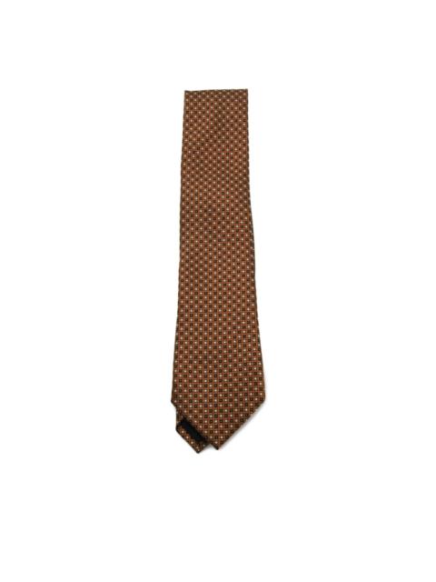 geometric-pattern tie