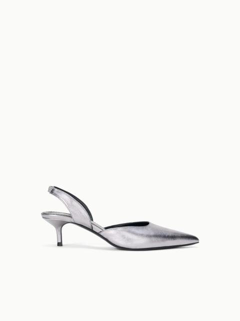 STAUD SEBASTIAN SLINGBACK PEWTER