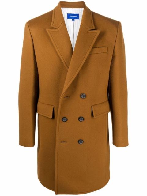 double-breasted tailored coat