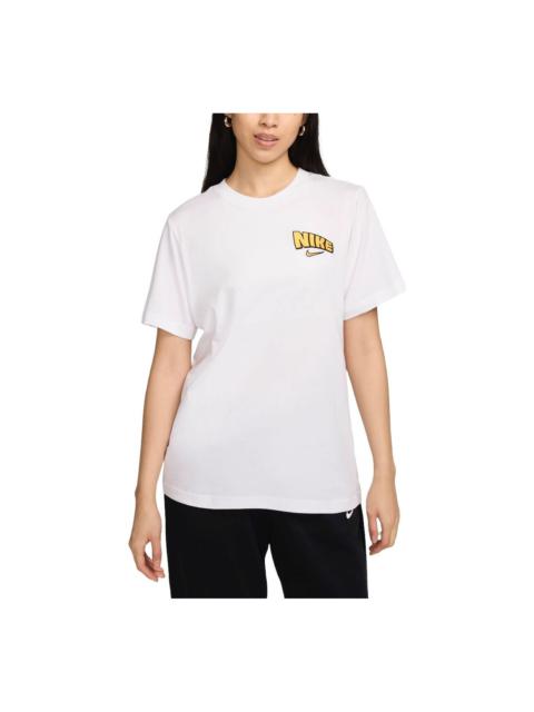 (WMNS) Nike Sportswear Loose T-shirt Asia Sizing 'White' HM5024-100
