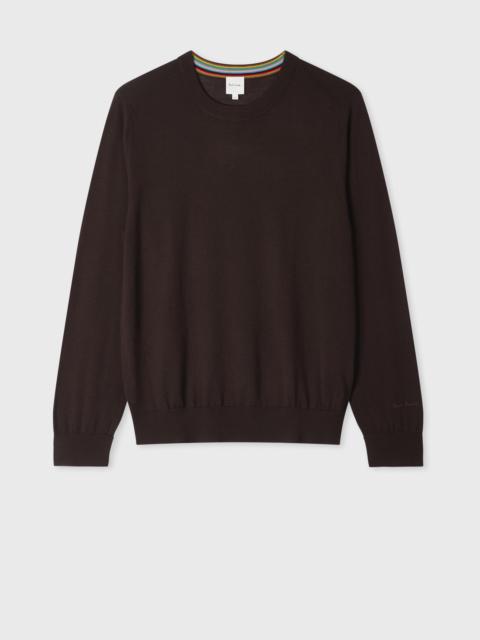 Dark Brown Merino Wool Sweater