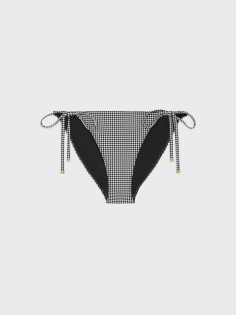 triomphe swimsuit botton in vichy jersey