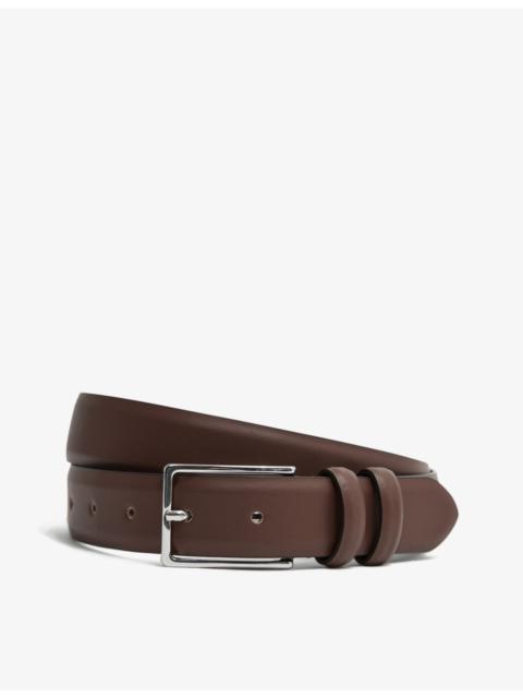 Dante adjustable-buckle leather belt