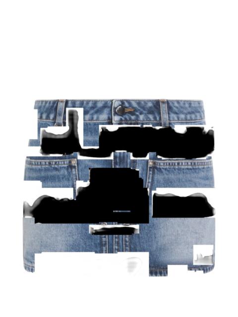 charm-detail mini skirt