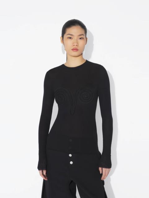 THE BLACK 3D “SPIRALE” TOP