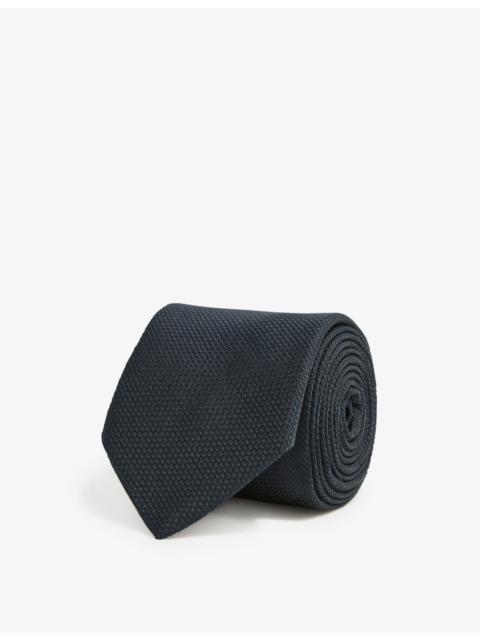 Ceremony textured silk tie