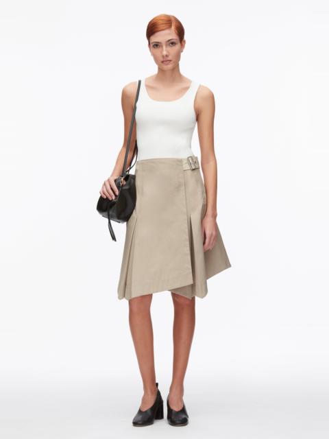 Two-Toned Handkerchief Wrap Skirt