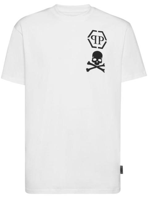 skull-print T-shirt