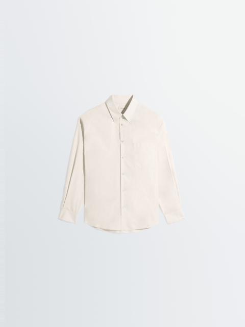 REGULAR SHIRT IN WASHED COTTON SILK