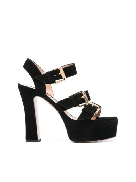 130mm buckled sandals