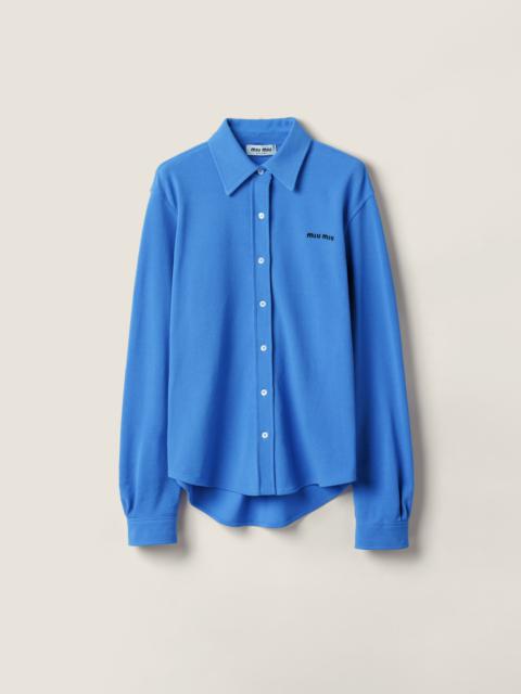 Cotton piqué shirt