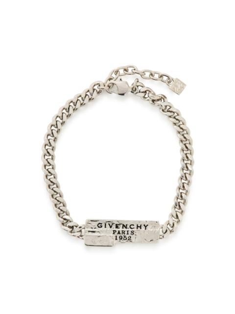 Givenchy Tape Designer-engraved Chain Bracelet