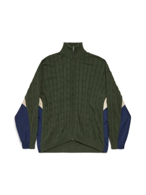 Men's Hybrid Jacket in Khaki